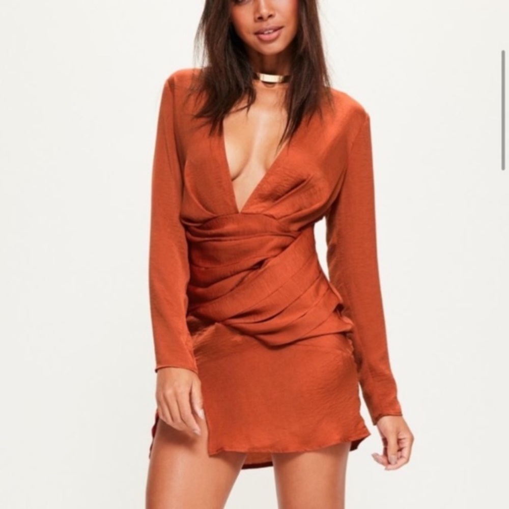NWT Misguided Slinky Dress
